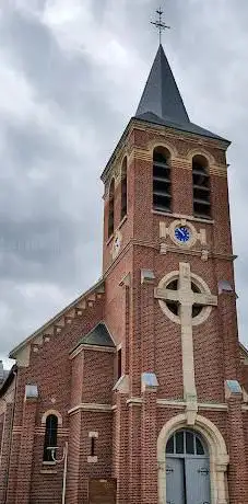 Église catholique Sainte-Marie-Madeleine à Nivelle et son Cimetière