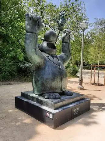 Parc Bruxelles expo Geluck Le Chat