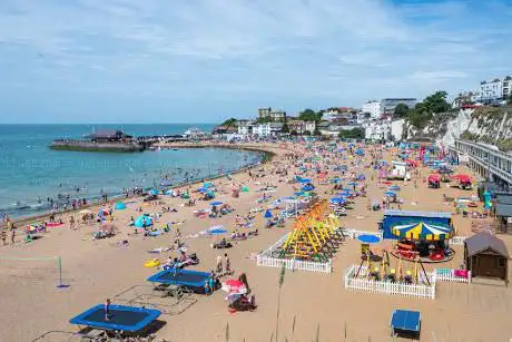 Ramsgate East Cliff Promenade and Beach