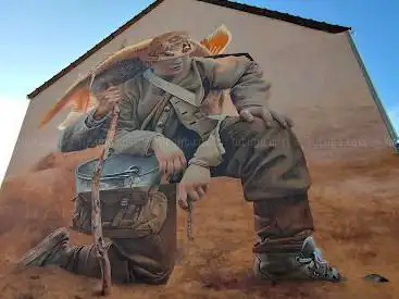 Fresque ''Le Pêcheur