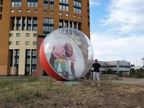 Biglia gigante di Marco Pantani