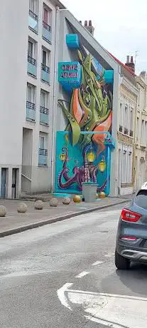 Street Art Calais Sweo Nikita La pieuvre Octopus