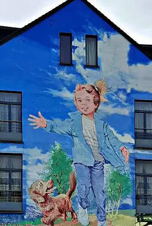 Martine - Mur BD - Street Art