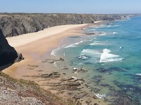 Photo de Praia do Medo da Fonte Santa