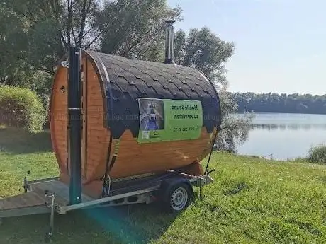 Photo de Mobile Sauna Osterhofen - Fasslspaß Fasssauna