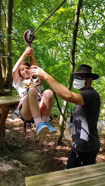 Photo de Accrobranche des Peaux Rouge