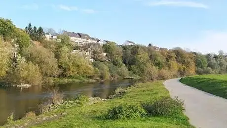 Photo de Begehbare Kuhwiese am Leinpfad