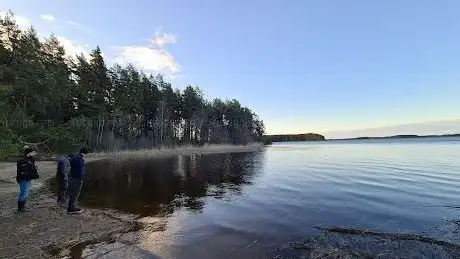 Photo de Rastplats med strand