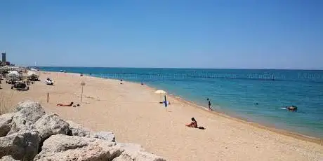 Photo de Spiaggia con accesso consentito ai cani