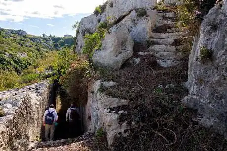 Photo de Scala monumentale di cava Santa Panagia