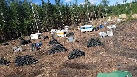 Photo de Trailer park paintball