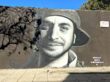 Photo de Murale â€œGiuseppe Jamba Giambertoneâ€