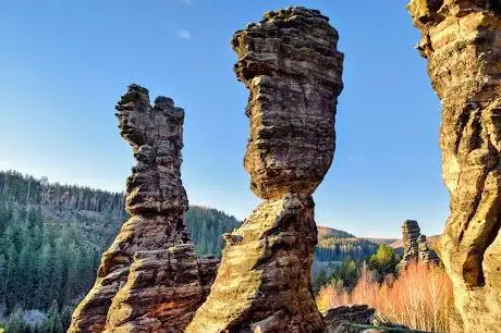 Photo de Aussicht Herkulesstein Sächsische Schweiz