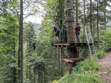 Photo de Hirschgrund Zipline Area Schwarzwald