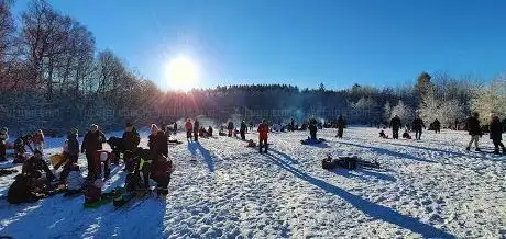 Photo de Frostavallens pulkabacke