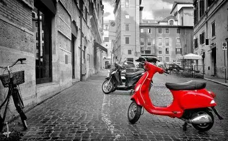Photo de Vespa Plaza Marrakech : Agence de location motos  scooters et vélos Vtt .