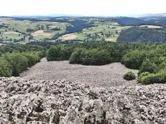 Photo de coulée de lave de Bourianne