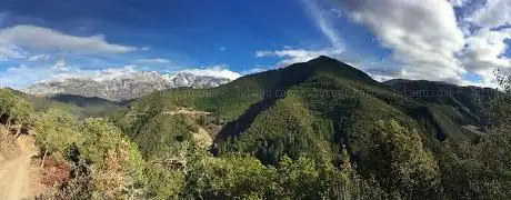 Photo de Alcornocal de Tolibes . Cruce de sendero circular ( Potes  Valmayor, Porcieda ) Cantabria.