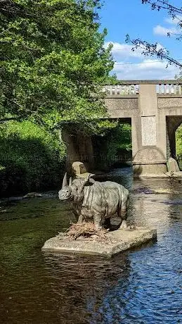 Photo de Bronze Rhino Statue