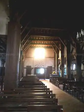 Photo de timber-framed church