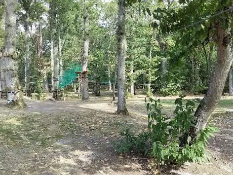 Photo de Base de loisirs du Domaine de Bellebouche  accrobranche, mini-golf, location de vélos,