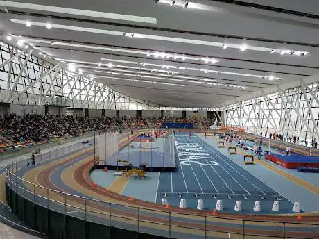Photo de piste couverte d'athlétisme de Catalogne