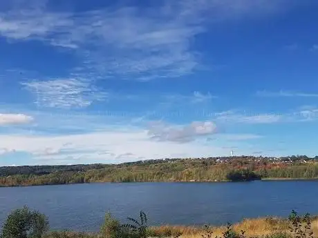 Photo de Aussichtspunkt Borkener See