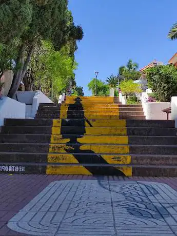 Photo de Agatha Christie painted stairs