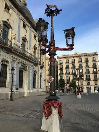 Photo de Pla de Palau Lampposts Antoni GaudÃ­