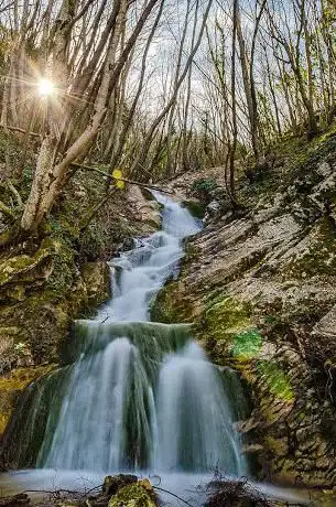 Photo de Cascate del fiume Giano