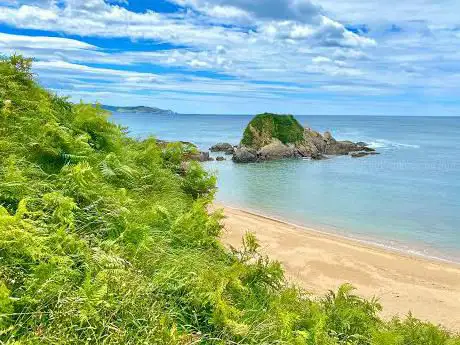 Photo de Praia de San Román