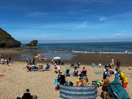 Photo de Llangrannog beach