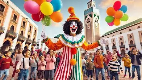 Photo de clown titou casablanca